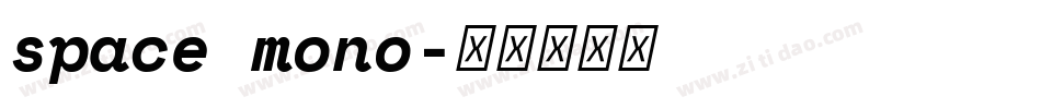 space mono字体转换